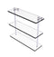 Allied Brass 16 Inch Triple Tiered Glass Shelf PR-5-16-SCH