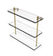 Allied Brass 16 Inch Triple Tiered Glass Shelf PR-5-16-UNL