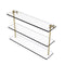 Allied Brass 22 Inch Triple Tiered Glass Shelf PR-5-22-UNL