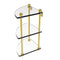 Allied Brass Three Tier Corner Glass Shelf PR-6-PB