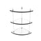 Allied Brass Three Tier Corner Glass Shelf PR-6-WHM