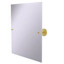 Allied Brass Frameless Rectangular Tilt Mirror with Beveled Edge PR-92-PB