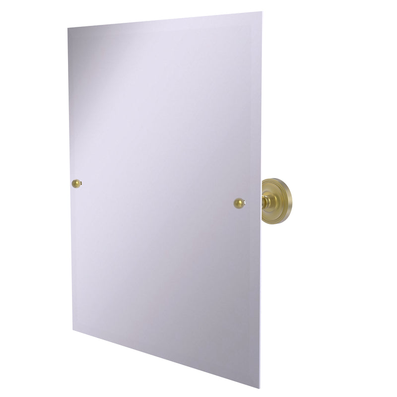 Allied Brass Frameless Rectangular Tilt Mirror with Beveled Edge PR-92-SBR