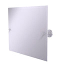 Allied Brass Frameless Landscape Rectangular Tilt Mirror with Beveled Edge PR-93-SCH