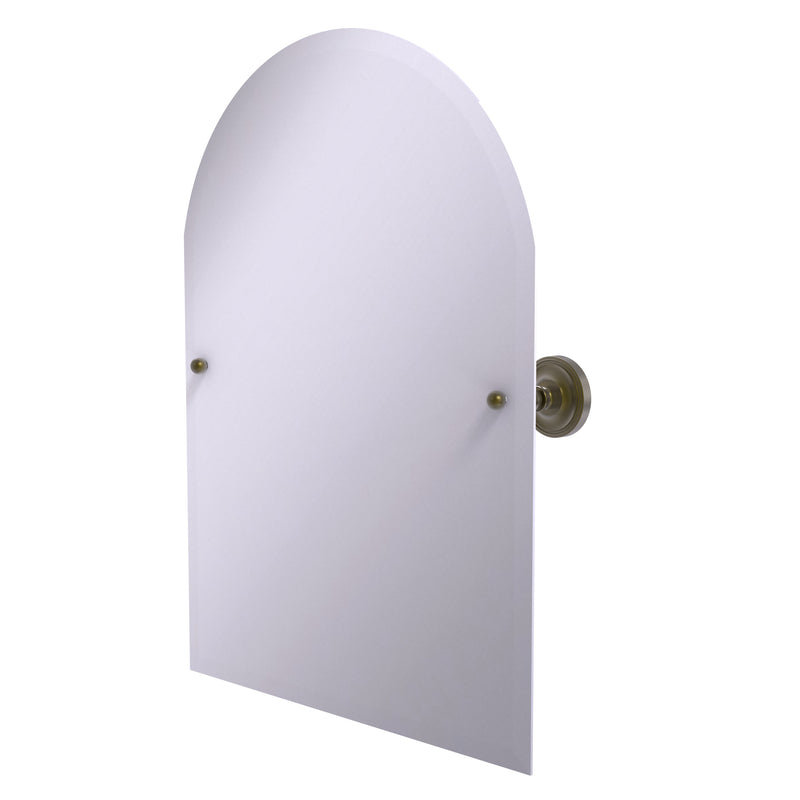 Allied Brass Frameless Arched Top Tilt Mirror with Beveled Edge PR-94-ABR