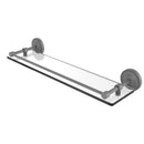 Allied Brass Prestige Regal 22 Inch Tempered Glass Shelf with Gallery Rail PRBP-1-22-GAL-GYM