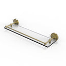 Allied Brass Prestige Regal 22 Inch Tempered Glass Shelf with Gallery Rail PRBP-1-22-GAL-SBR