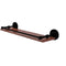 Allied Brass Prestige Regal Collection 22 Inch Solid IPE Ironwood Shelf with Gallery Rail PRBP-1-22-GAL-IRW-BKM