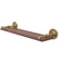 Allied Brass Prestige Regal Collection 22 Inch Solid IPE Ironwood Shelf with Gallery Rail PRBP-1-22-GAL-IRW-SBR