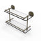 Allied Brass Prestige Regal 16 Inch Double Glass Shelf with Gallery Rail PRBP-2-16-GAL-ABR