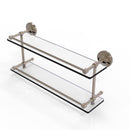 Allied Brass Prestige Regal 22 Inch Double Glass Shelf with Gallery Rail PRBP-2-22-GAL-PEW