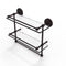 Allied Brass 16 Inch Gallery Double Glass Shelf with Towel Bar PRBP-2TB-16-GAL-ABZ