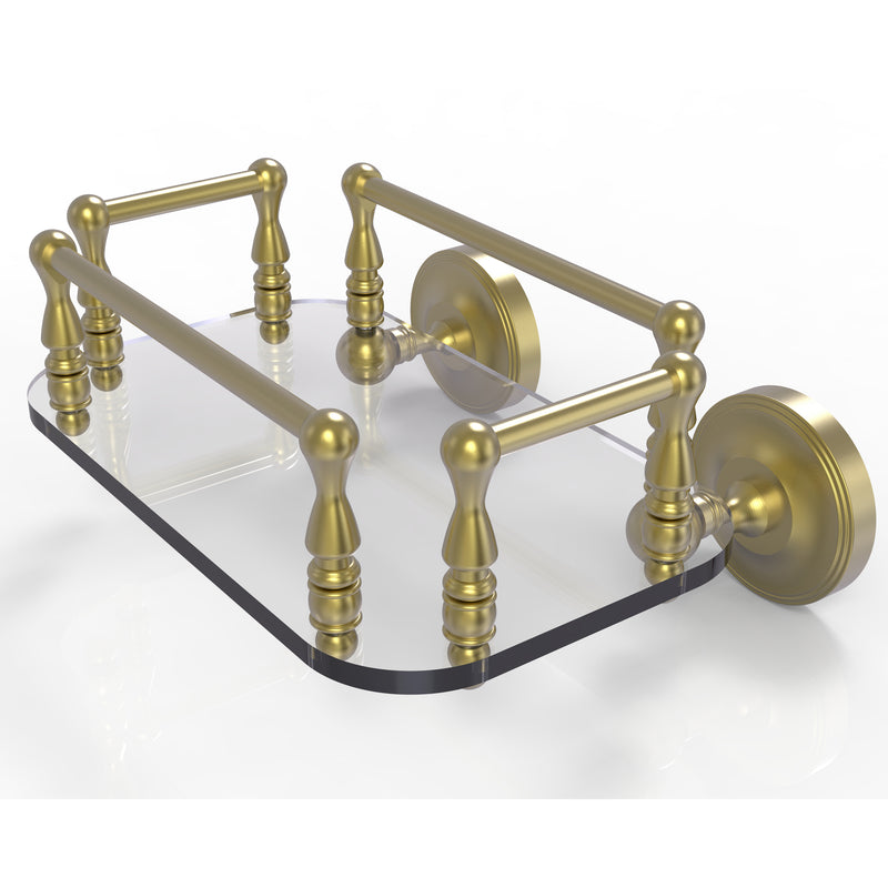 Allied Brass Prestige Regal Collection Wall Mounted Glass Guest Towel Tray PR-GT-6-SBR