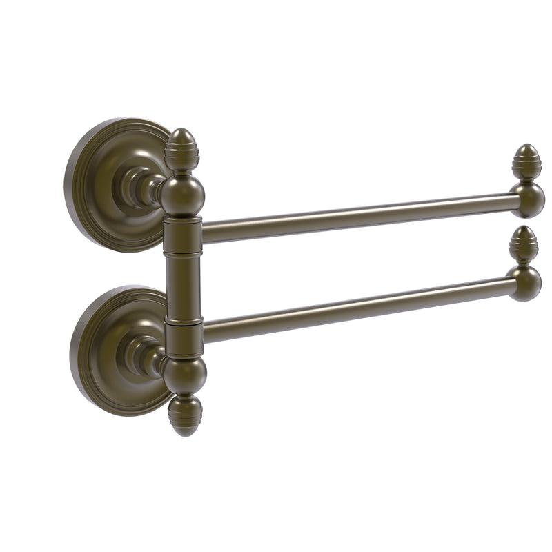 Allied Brass Prestige Regal Collection 2 Swing Arm Towel Rail PR-GTB-2-ABR