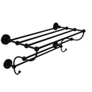 Allied Brass Prestige Regal Collection 24 Inch Train Rack Towel Shelf PR-HTL-24-5-BKM