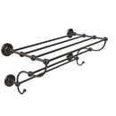 Allied Brass Prestige Regal Collection 24 Inch Train Rack Towel Shelf PR-HTL-24-5-ORB