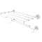 Allied Brass Prestige Regal Collection 24 Inch Train Rack Towel Shelf PR-HTL-24-5-WHM