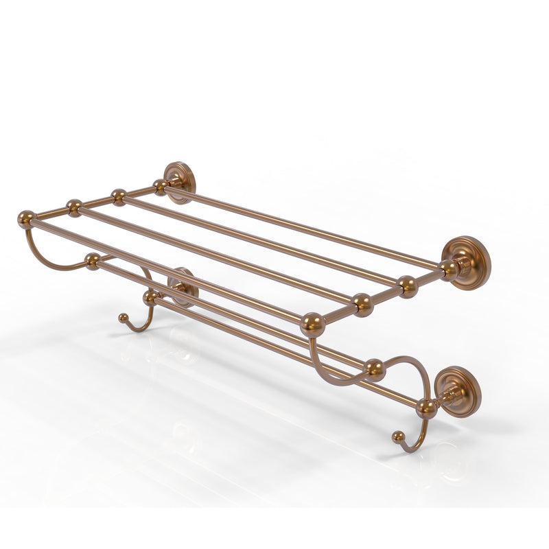 Allied Brass Prestige Regal Collection 36 Inch Train Rack Towel Shelf PR-HTL-36-5-BBR