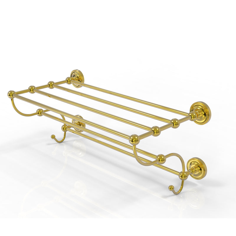 Allied Brass Prestige Regal Collection 36 Inch Train Rack Towel Shelf PR-HTL-36-5-PB