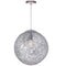 Dainolite 1 Light Pendant Aluminum Finish PTN-151P-AL