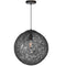 Dainolite 1 Light Pendant Bk Finish PTN-151P-BK