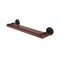 Allied Brass Que New Collection 22 Inch Solid IPE Ironwood Shelf with Gallery Rail QN-1-22-GAL-IRW-ABZ