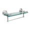 Allied Brass 16 Inch Gallery Glass Shelf with Towel Bar QN-1TB-16-GAL-SCH