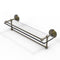 Allied Brass 22 Inch Gallery Glass Shelf with Towel Bar QN-1TB-22-GAL-ABR