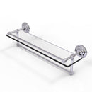 Allied Brass 22 Inch Gallery Glass Shelf with Towel Bar QN-1TB-22-GAL-PC