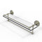 Allied Brass 22 Inch Gallery Glass Shelf with Towel Bar QN-1TB-22-GAL-PNI