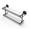 Allied Brass Que New 22 Inch Double Glass Shelf with Gallery Rail QN-2-22-GAL-VB