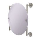 Allied Brass Que New Collection Round Frameless Rail Mounted Mirror QN-27-90-SN