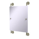 Allied Brass Que New Collection Rectangular Frameless Rail Mounted Mirror QN-27-92-PNI