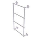 Allied Brass Que New Collection 4 Tier 24 Inch Ladder Towel Bar with Dotted Detail QN-28D-24-SCH