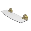 Allied Brass Que New Collection 18 Inch Glass Shelf QN-33-18-SBR