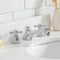 Water Creation Queen 30" Single Sink Quartz Carrara Vanity In Cashmere Gray with Matching Mirror and F2-0009-01-BX Lavatory Faucet QU30QZ01CG-Q21BX0901