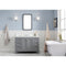 Water Creation Queen 48" Single Sink Quartz Carrara Vanity In Cashmere Gray QU48QZ01CG-000000000