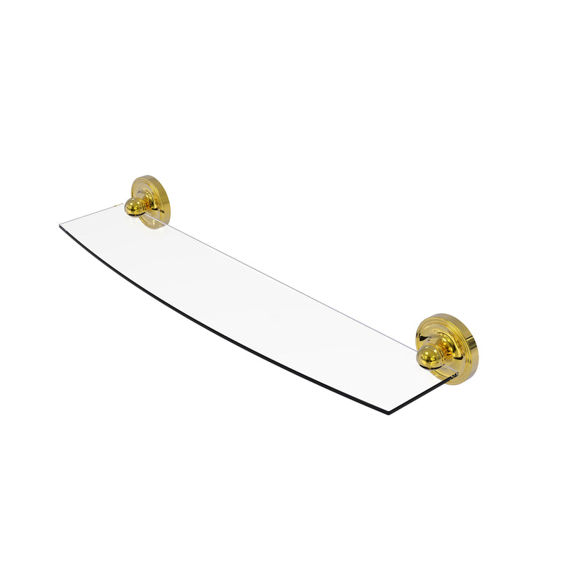 Allied Brass Regal Collection 24 Inch Glass Shelf R-33-24-PB