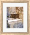 Patricia Pinto Bath Room & Ornaments II White Washed Rounded Oatmeal Faux Wood R679669-AEAEAGJEMY