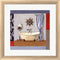 Silvia Vassileva Nautical Bath II White Washed Rounded Oatmeal Faux Wood R706351-AEAEAGJEMY