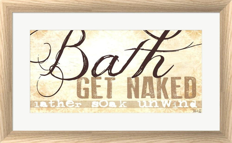 Marla Rae Bath - Get Naked! White Washed Rounded Oatmeal Faux Wood R709421-AEAEAGJEMY