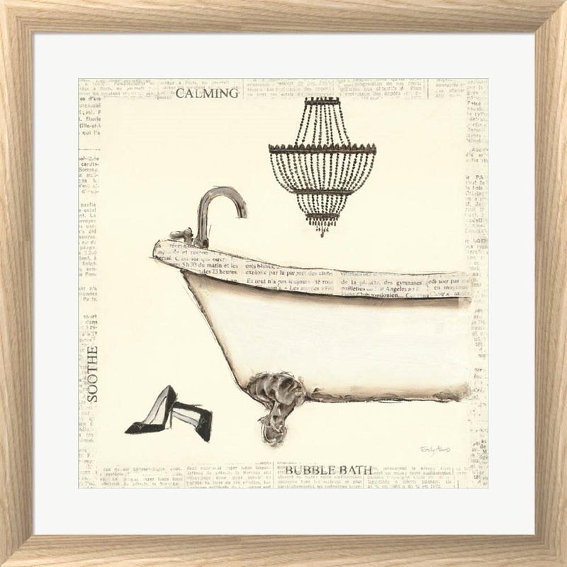 Emily Adams Emily's Boudoir I Bath White Washed Rounded Oatmeal Faux Wood R740837-AEAEAGJEMY