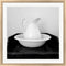 Harold Silverman Wash Basin Circa 1865 White Washed Rounded Oatmeal Faux Wood R862877-AEAEAGJEMY