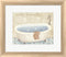 Veronique Charron Mosaic Bath I White Washed Rounded Oatmeal Faux Wood R863908-AEAEAGJEMY