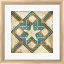 Cleonique Hilsaca Bohemian Sea Tiles IV White Washed Rounded Oatmeal Faux Wood R873721-AEAEAGJEMY