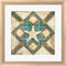 Cleonique Hilsaca Bohemian Sea Tiles IV White Washed Rounded Oatmeal Faux Wood R873721-AEAEAGJEMY