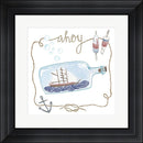 Sara Zieve Miller Ship in a Bottle Ahoy Contemporary Stepped Solid Black with Satin Finish R881396-AEAEAGME8E