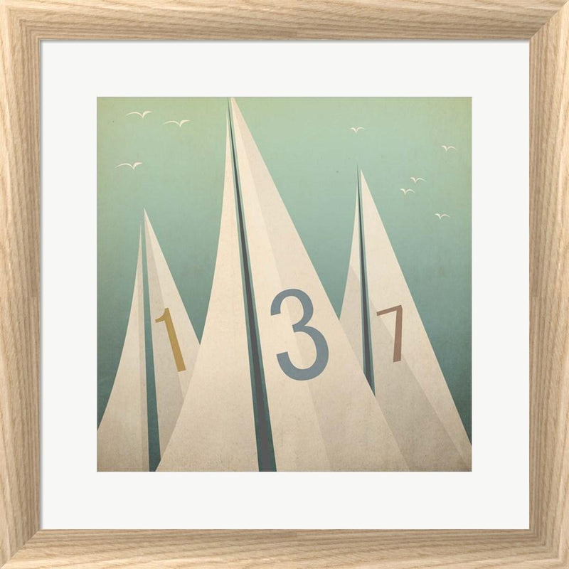 Ryan Fowler Sails VII White Washed Rounded Oatmeal Faux Wood R885733-AEAEAGJEMY