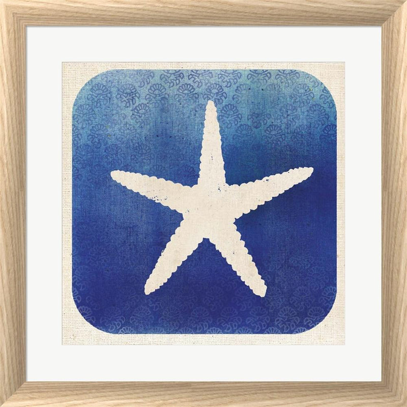 Studio Mousseau Watermark Starfish White Washed Rounded Oatmeal Faux Wood R885755-AEAEAGJEMY