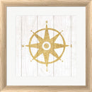 Michael Mullan Beachscape IV Compass Gold Neutral White Washed Rounded Oatmeal Faux Wood R899144-AEAEAGJEMY